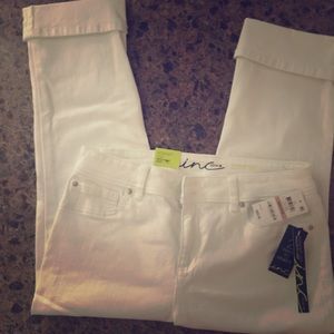 Straight leg cuffed crop 12 NWT